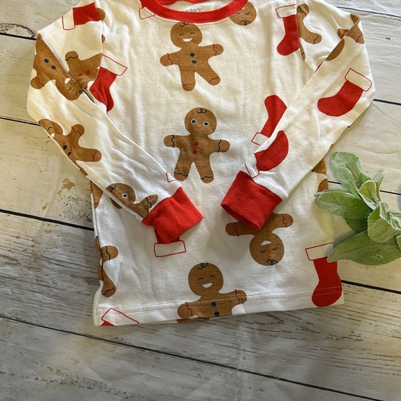 Carters toddler boys gingerbread cookie pajama set - Picture 4 of 13